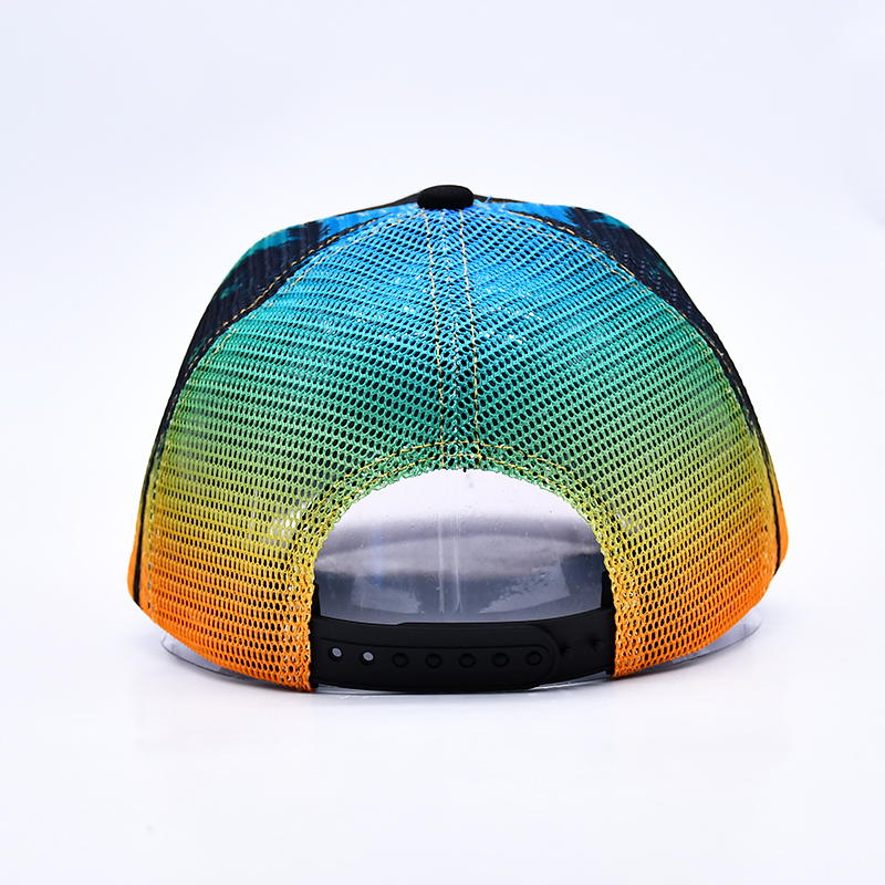 rubber patch trucker hat